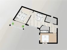 中凯城市之光(静安) 2室1厅 西南