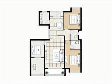 中大君悦金沙一二期 3室2厅 西南