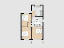 价格实惠,位置很好,两房朝南一房朝北,边套