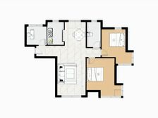 大华二期 三室 双南一北 户型好 位置好 诚心出售