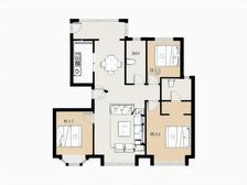 公园奢阔 精装一梯一户 次顶楼 视野好 采光足 通车库