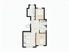 不靠道,前后无遮挡,三室精装修,全天采光无遮挡。