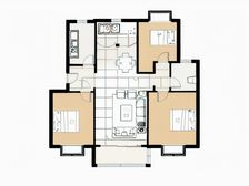 泰元家园 大3房 带外楼梯大阁楼 地铁7号线