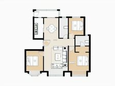 万科翡翠公园 电梯洋房楼层好,大电梯间 通地下停车场