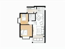 七里河文化宫梅园小区两室两厅,电梯房,可按揭