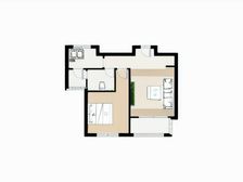 外冈景苑2室1厅1卫南朝向72.00万元/套出售