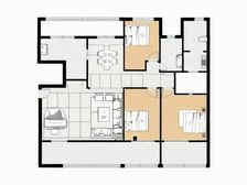 四层电梯洋房大平层,附两面大阳台,采光充足,税少