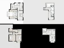 1号线双拼别墅,三面大花园,自带车库露台,出行方便