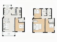 此房视野开阔,上下复式,小区中间位置不临街不把边