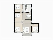 大学路10号 4室2厅 南