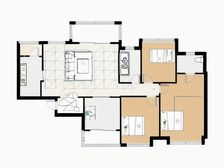 大正路精装4房,视野开阔,业主诚意出售