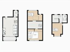布莱顿庄园联排端户 大花园 正看花溪河