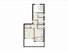 近地铁!临河景观附20平花园,精装全明两房,视野无挡