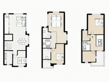 龙湖听蓝湾6组团联排端户,一楼有老人房;天街,轻轨