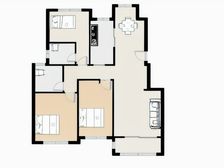 阳光首院洋房三室两厅两卫精装好楼层,满五唯一诚心售