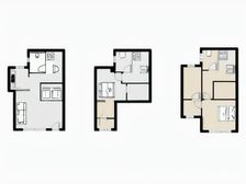 此房屋为联排中户,花园40平左右,有地下室。