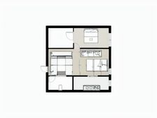 洱海边户型方正东南向看社区园林景观