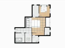 群星商住大厦 3室2厅 东