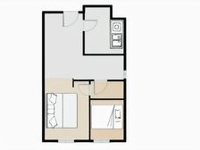 红谷滩万达广场旁 精装1房出售