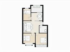 此房是高楼层,装修挺好的三室,采光视野不错