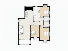 100平大露台,俯瞰双子山,拎包入住