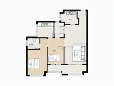 业主急售 中铁领秀公馆精装大3房 景观阳台 采光好!