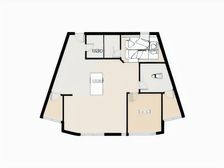 嘉汇国际广场 2室2厅 南