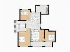 城投绿城·湖畔雲庐 3室2厅 南 北