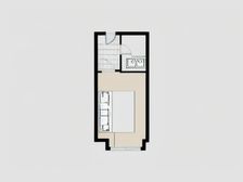 金科双楠天都 1室1厅 东南 东北