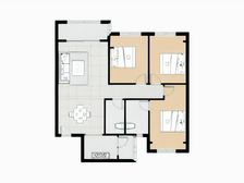 小区绿化好,住家清净,户型方正,采光优良