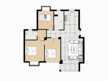 福海路上,两梯两户,带车位,带小棚,三室两卫