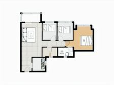 满两年、户型实用、采光通透、刚收楼全新没住过