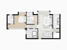 小高层电梯房 ,带花园小区停车库,家具家电齐全。