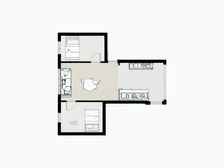 九江万福大楼 中层2房 重新翻新 采光通风好 拎包入住