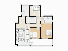 海怡城毛坯电梯洋房,南北通透,实用面积很多