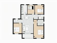 2040,少有的4居室,高楼层