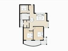 万体馆双南双阳台,户型方正,地铁无距离。