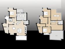 南滨路板式结构顶跃老洋房,有露台,诚心出售