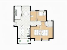 中海朝阳郡熙岸 3室2厅 南 北