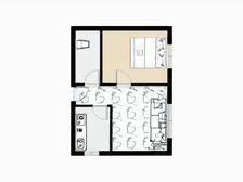 房子是住宅楼,多层,下面是门市,门市上面的3楼,空