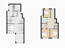 满五年,80万精装修4房设计,南北双花园80平左右