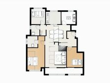 万科翡翠湾四叶草户型 房主诚心出售 有车位 精装未住