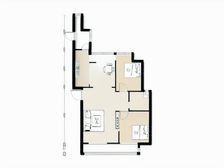 启迪慧苑 2室2厅 南 北