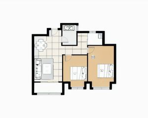 老街旁 大官庄下水泉社区 精装两室 低公摊 裕园福园