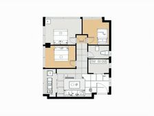 环球和景21楼方正户型视野采光好有双气单独卫生间