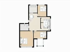 封闭小区 全屋定制家具 品牌装修 拎包即可入住 视野好