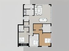 大平层,南北通透,房型正气,业主急售,小区中心位置