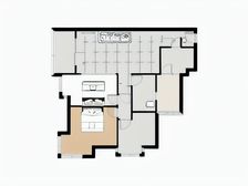 粤港花园三期 精装修3房 带租约 户型方正