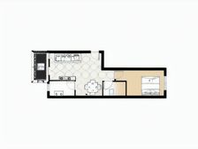 温馨一房一厅 适合自住 中楼层 户型不错