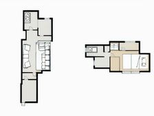 紫云府一期边户的下叠别墅,带前后2个花园!